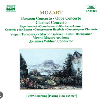 MOZART - Wildner - Concerto pour basson et orchestre en si bémol majeur